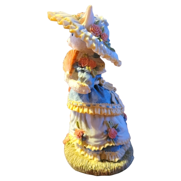 VTG Anthropomorphic Rabbit Figure International Victorian Samantha White Easter - Picture 5 of 6